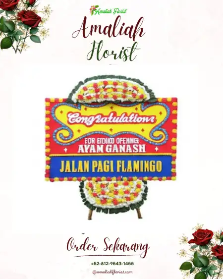 Sewa Papan Bunga Tranjang